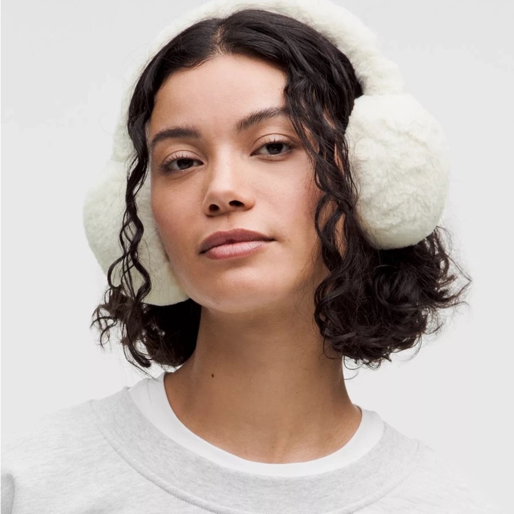White Lululemon Earmuffs